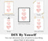 ULEGIE Set 4, 8x10 Inch Toddler Girl Room Decor, Pink Girls Room Nursery Dream Big Wall Art Prints of Watercolor Pink