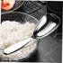 Serving Spoon, Metal Appetizer Spoons, Stainless Steel Serving Utensils, Non Stick Rice Scooper for Food Service