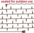 Bulb 100 Brown Wire,Orange,Incandescent Mini String Lights for Indoor Halloween Tree Home Party Festival Decoration