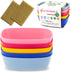 Sugarcane Kids Bowls 5Pack, Natural Plastic Dishes for Toddler to Big Kids, Microwave & Dishwasher Safe