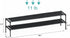 2 Closet, 18-21 48.5"x12.1"x17.8" HITHIM Tier Long Shoe Rack for Screw Fastened Plastic Connector Shoe Storage