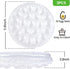 3PCS 66 HAKSEN Deviled Egg Containers with Lid, Deviled Egg Platter Carrier Holder Trays with Slots for Party and Home