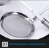 Fine Mesh Strainers, SUS 304 Premium Stainless Steel Kitchen Colander Sieve, Hand-held Oil Spoon with Good Grip
