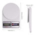 Kinstecks 10KG Digital Kitchen Scales, Portable Electronic Cooking Scale with Tara Function for Home Office