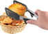 Kitchen Tongs 9 inches and 12 inches, Stainless Steel Locking with Silicone Tips for Cooking, BBQ Serving