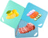 Plastic Flexible Cutting Mats Set of 9pc, Color Coded Chopping Board Set, Dishwasher Safe, 3 Different Sizes