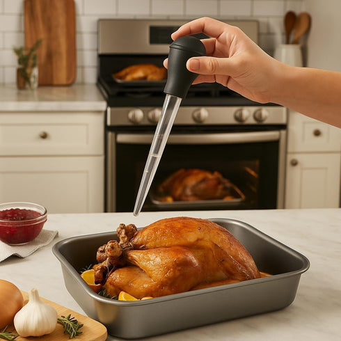 Classic Kitchen Turkey Baster, Basting Tool for Cooking