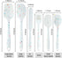 Silicone Spatula Set 6 Piece - Heat Resistant Rubber Spatulas for Baking, Cooking, Mixing Kitchen Utensils