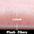 4x6 Pink Area Rugs for Bedroom Girls, Living Room Decor, Fluffy Fuzzy Shag Rug for Kids Room, Soft Cute Indoor Floor