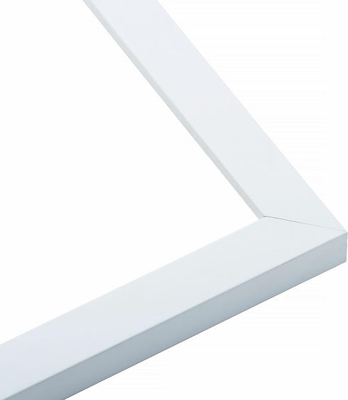 Poster Palooza 9x9 White Solid Pine Wood Frame, Includes UV Acrylic, Foam Board Backing & Hanging Hardware