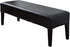 CALIDAKA PU Leather Bench Cover Elastic Soft Stretch Bench Slipcover Removable Washable