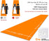 Orange Carpet Runner for Party 2.6X15 ft, 130 GSM Felt with Halloween Decorations, Double-Sided Tape for Prom