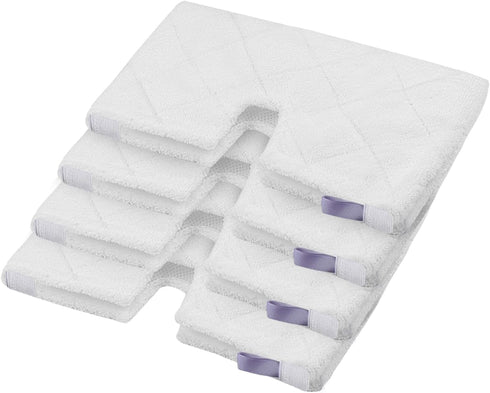 Replacement Microfiber Steam Mop Pad Cleaning Pads - for Shark Steam Pocket Mop S3500 Series (White)