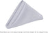 Surmente 20-Inch Polyester Cloth Napkins, Set of 12 for Weddings, Banquets, or Restaurants, Silver