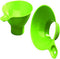 Arrow Home Products Canning Funnel, Lime - Two Pack, Large Opening for Transferring Fruits & Vegetables