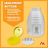 8oz pack 6 Pinnacle Mercantile Refillable HDPE Plastic Honey Bottles - Easy Squeeze, leak-proof, BPA-Free, and Made