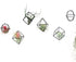 6 ZOOELAY Small Air Plant Holders Stand Black Airplants Rack Planters Metal Air Fern Plant Display Cage Geometric