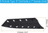 PATIKIL Plastic Safety Knife Cover Sleeves for 8" Chef Knife or 7" Santoku Knife, 2 Pack Knives Edge Guard Blade Protector Universal Knife Sheath, Black by PATIKIL