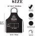 Funny Baking Aprons for Women Men, Cute Kitchen Cooking Aprons with 2 Pockets - Birthday Housewarming Gifts