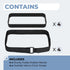 Sectional Couch Connectors for Sliding Sofa, Universal Fit L-Shaped Sectional Furniture Clips Straps, 4 Pack