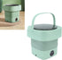 TOPINCN Automatic Portable Foldable Washing Machine, Mini ABS US Plug 100-240V for Travel (Green)