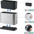 Kitchen Utensil Holder for Counter Organizer, Stainless Steel 4 Compartments Storage Caddy for Cooking