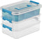 STERILITE Layer Stack & Carry Box, 10-5/8-Inch Storage Solution
