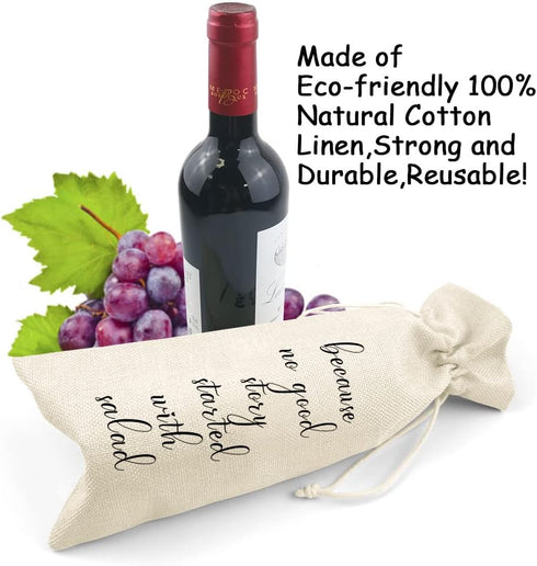 LANBAIHE Wine Gifts Bag for Housewarming, Wedding, Birthday, Retirement, Engagement, New Job Gifts