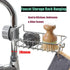 iPstyle Kitchen Sink Caddy Organizer, Over Faucet Sponge Holder, Stainless Steel Hanging Drain Rack for Scrubbers, Soap