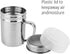 Lelucermaire 1 Pack 7oz 304 Powdered Sugar Shaker Duster Stainless Steel Fine Mesh Shakers With Handle and Lid
