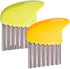 Crinkle-Cutter for Veggies-Salad, 2Pcs Stainless-Steel-Blade Wavy Chopper Knife