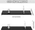 2 Pcs Acrylic Knife Display Stand, Fixed Blade Knife Collection Holder for Rustic Cabin Decor