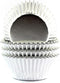 Eoonfirst 100 Pcs Standard Foil Cupcake Liners (Silver)