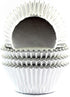 Eoonfirst 100 Pcs Standard Foil Cupcake Liners (Silver)