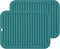 Smithcraft Silicone Trivets Set 2 Teal, Heat Resistant Mats for Hot Dishes, Pots, Pans, Kitchen Counter, Silicone Pot