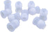 BronaGrand 10pcs Plastic Standard Couplers for Cake Decorating, Pipe Tip Coupler for Icing Nozzles, White