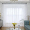 ABCHOME Sheer White Curtains, 84 Inches Long, 2 Panels, Available in 15 Colors for Bedroom, Living Room
