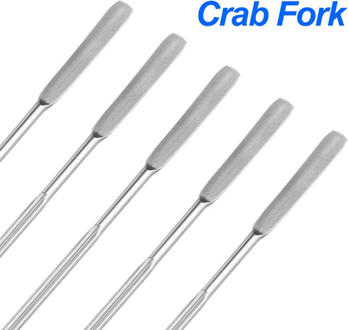 Set 20 of Silver Seafood Forks - Premium Stainless Steel