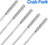 Set 20 of Silver Seafood Forks - Premium Stainless Steel