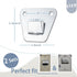 2-Set Wall Fan Mounting Bracket, Heavy Duty Wall Mounting Fan Bracket, Solid Steel Fan Wall Mount Bracket with Fastening Screws, Oscillation Fans Hidden Holder Bracket