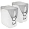 STORi Luup Bathroom Wastebasket 2pk, Secure Grocery Bags, Plastic Garbage Container for