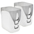 STORi Luup Bathroom Wastebasket 2pk, Secure Grocery Bags, Plastic Garbage Container for