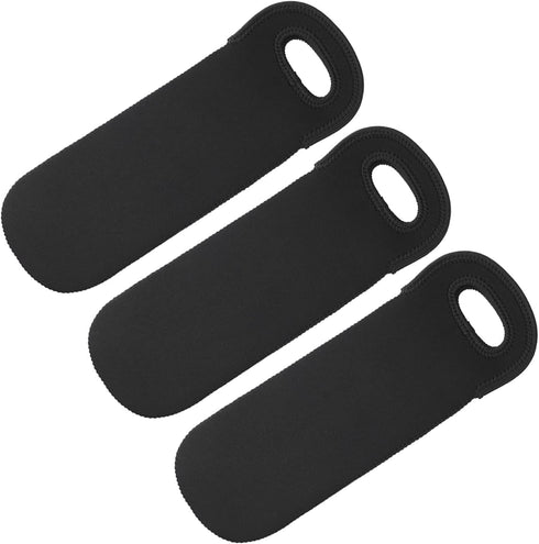 3pcs Thick Insulating Neoprene Wine Carrier Travel Bag - Waterproof Dustproof Champagne Bottle Tote