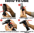 Blow Butane Cooking Torch, Lighter with Safety Lock and Adjustable Flame for BBQ, Baking, DIY