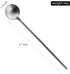 4 PCs 6.7 Inches Stainless Steel 18/10 Coffee Spoons,Matte Finish SS 304 Long Handle Coffee Stirring Spoon,Iced Tea Spoon,Espresso Mixing Spoons,Cute Dessert Spoon,Tea Spoon