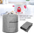 Dust Cover for Round Pressure Cooker with Pocket, Kitchen Appliances Accessories (Gray)