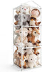NomNest Stuffed Animal Storage, Metal Stuffed Animal Zoo Holder, Large Capacity Plushies Toy
