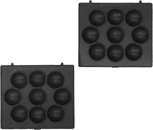 Non Stick Meatball Baking Tray, 9 Hole Baking Pan, Stainless Steel Octopus Meatball Grill Cooking Plate