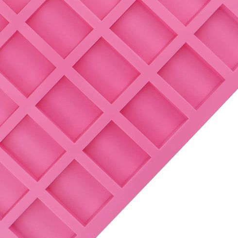 24-Cavity Rectangle Silicone Molds for Caramel Candy, Chocolate Truffles, Whiskey Ice Cubes, Fondant, Gummy Jelly