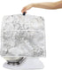 Stand Mixer Cover Compatible with Kitchen Aid Mixer, White Marble Print Kitchen Appliance Dustproof Covers with Pockets, Fits All Tilt Head & Bowl Lift Models Mixers
